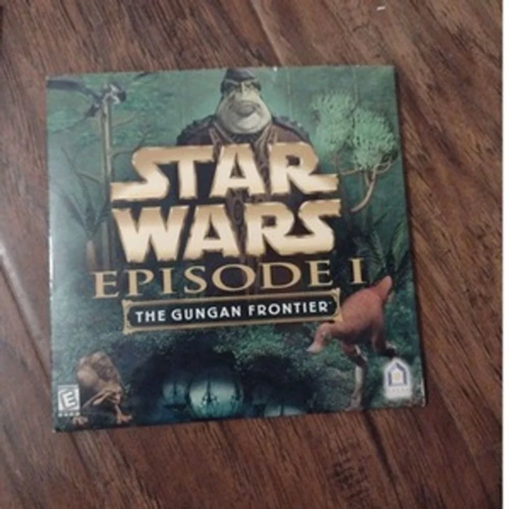 Star Wars Episode 1 The Gungan Frontier PC/Mac‎ Computer Game Disc Manual Sleeve